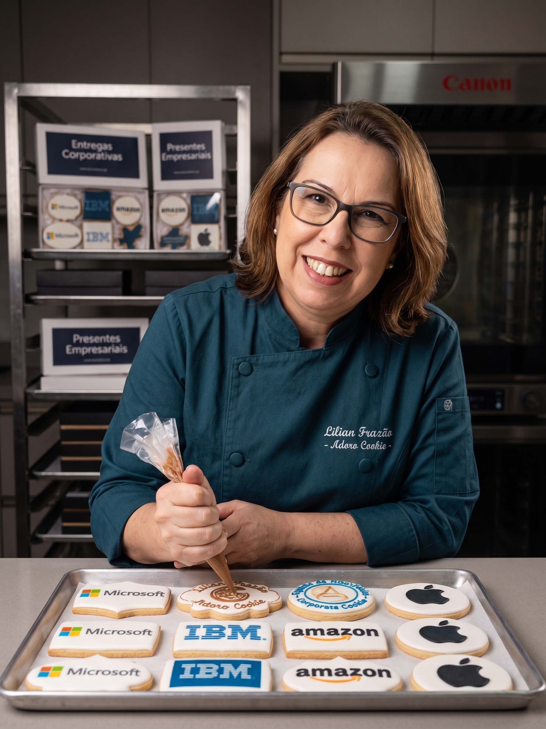 Lilian Frazão, fundadora da Adoro Cookie